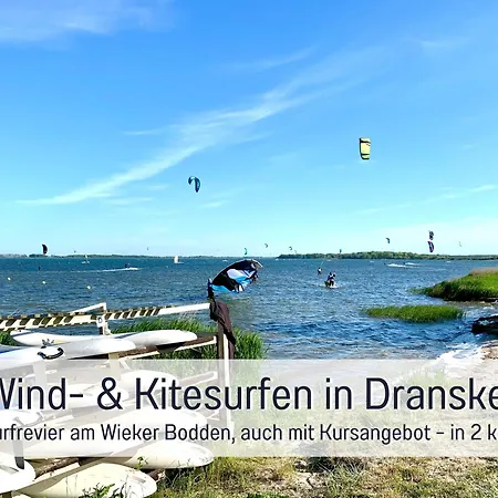 Wind Ruegen - Sauna, Kamin & Hund Willkommen, Ruhig & Naturnah, 200 M Zur Ostsee - Elements דירה דראנסקה